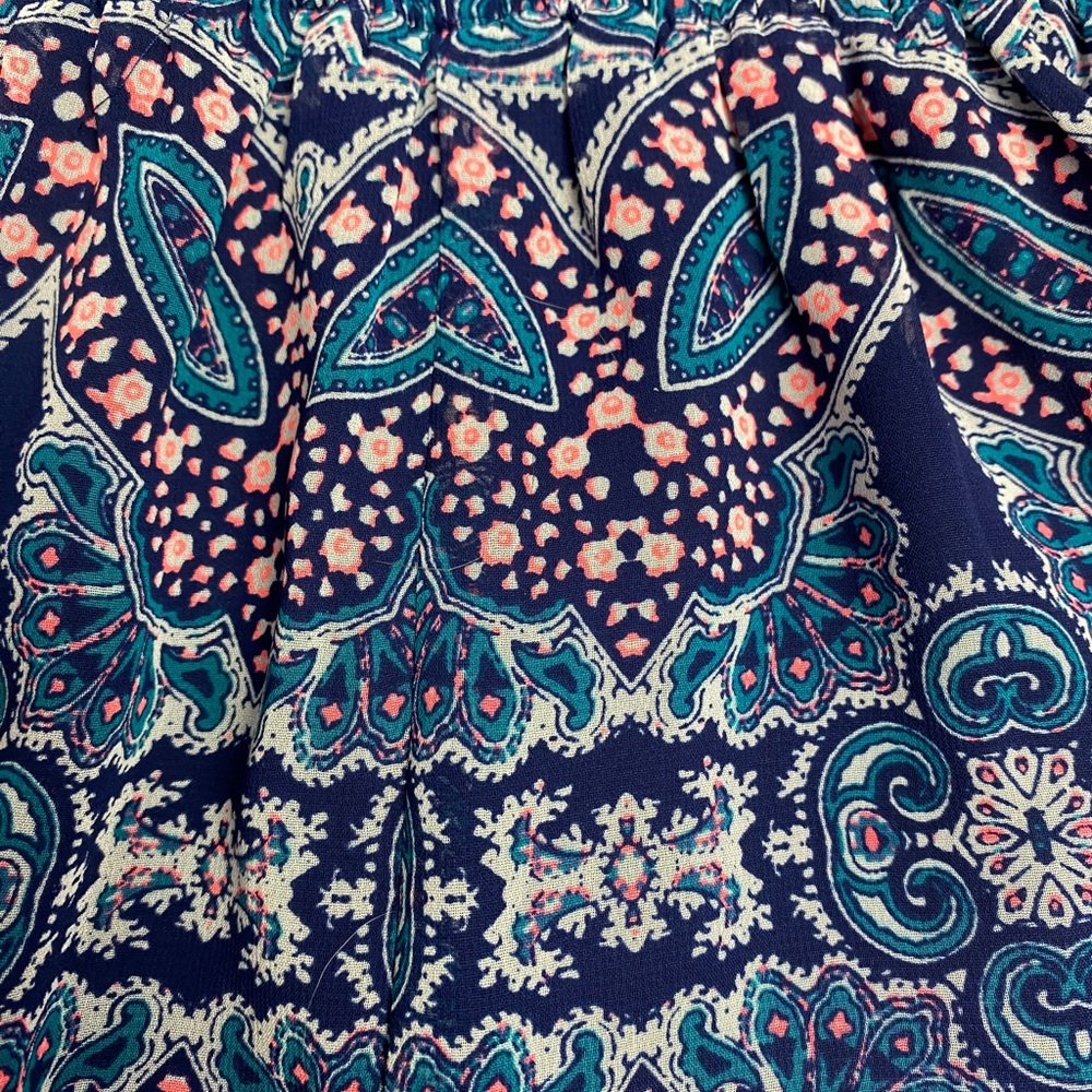 Express Multicolor Patterned Romper Size Xs - image 5